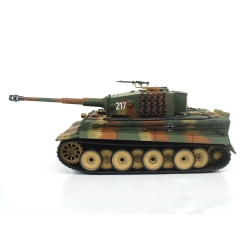 Czołg zdalnie sterowany IR/dźwięk 1:24 German Tiger 1 Mid Painted Camo RTR 2.4Ghz - Heng Long 3841-11-M-C